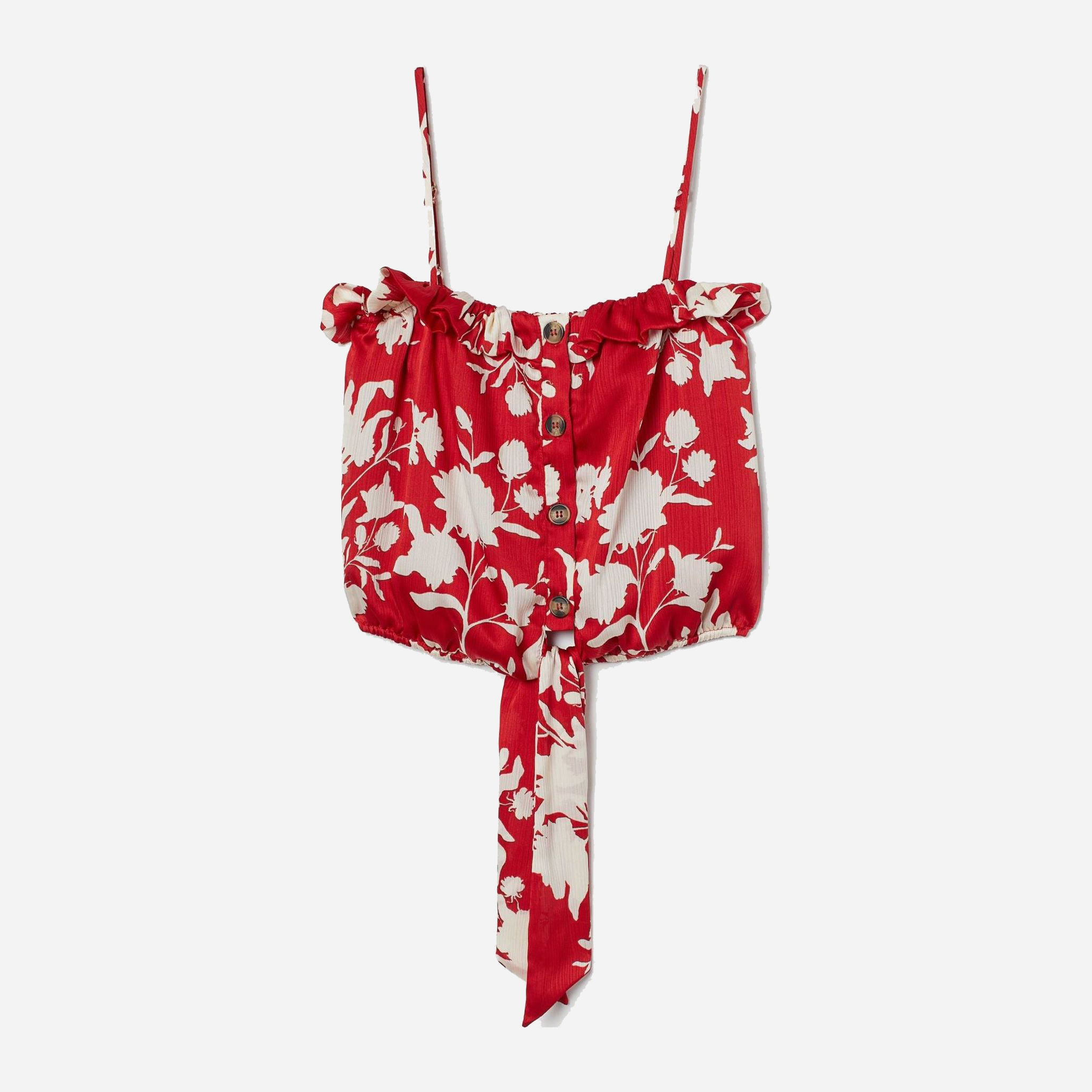 

Топ H&M 8414651sm L Красный с белым