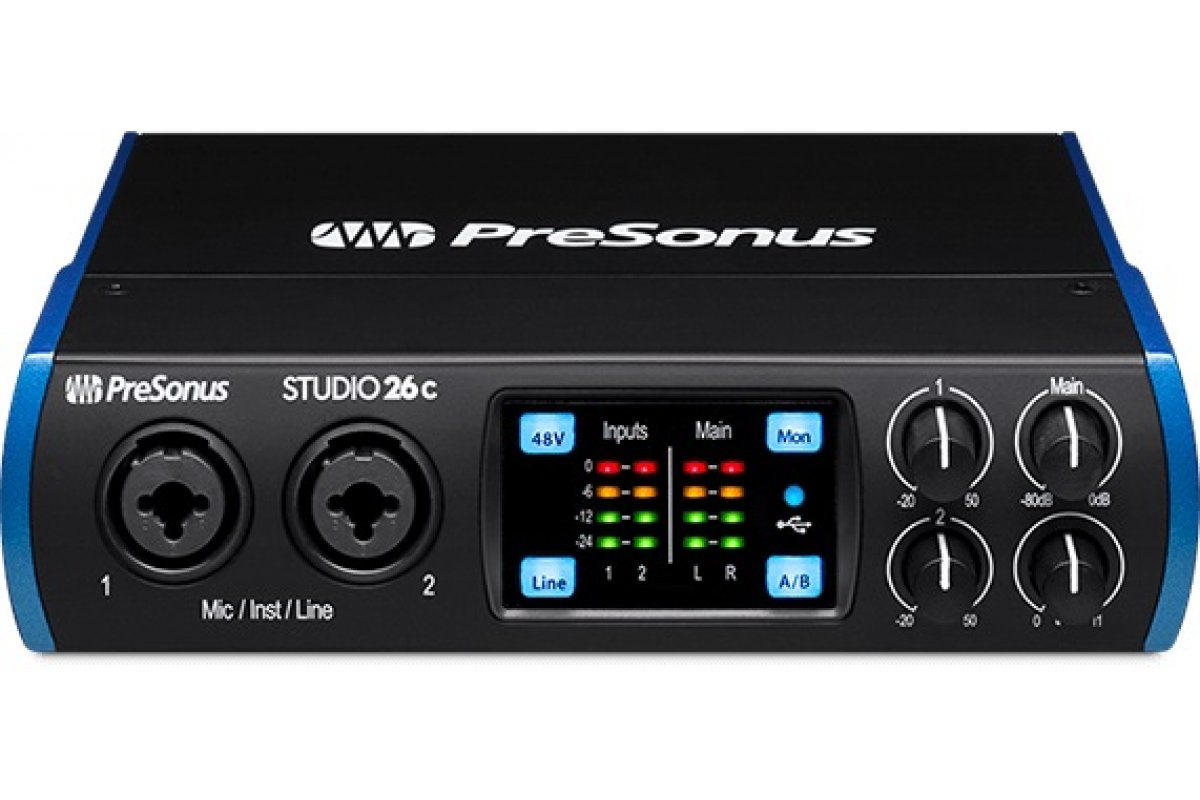 

Аудиоинтерфейс Presonus Studio 26c