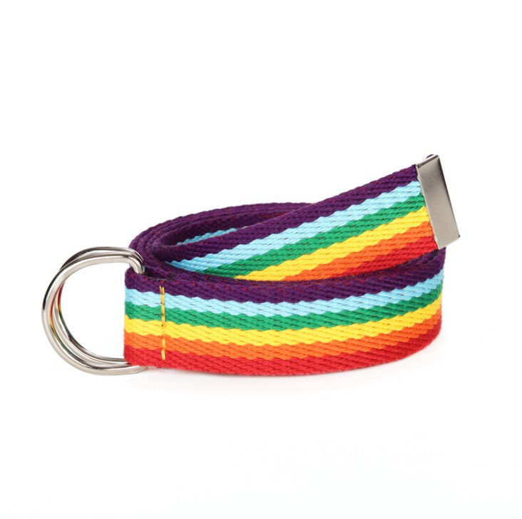 

Ремень Jsstore Радуга с металической застежкой 135см
