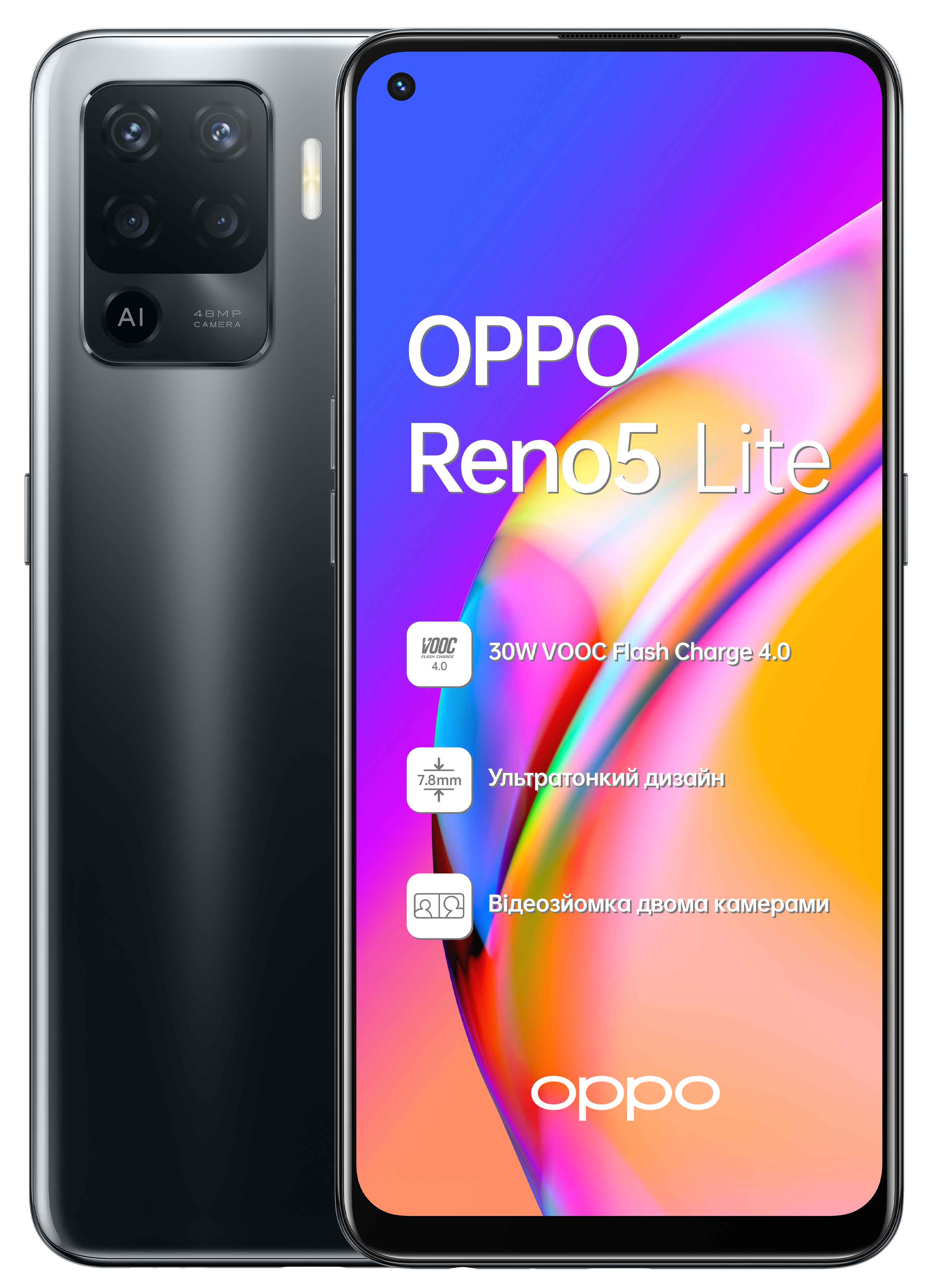 

Мобильный телефон OPPO Reno5 Lite 8/128GB Black