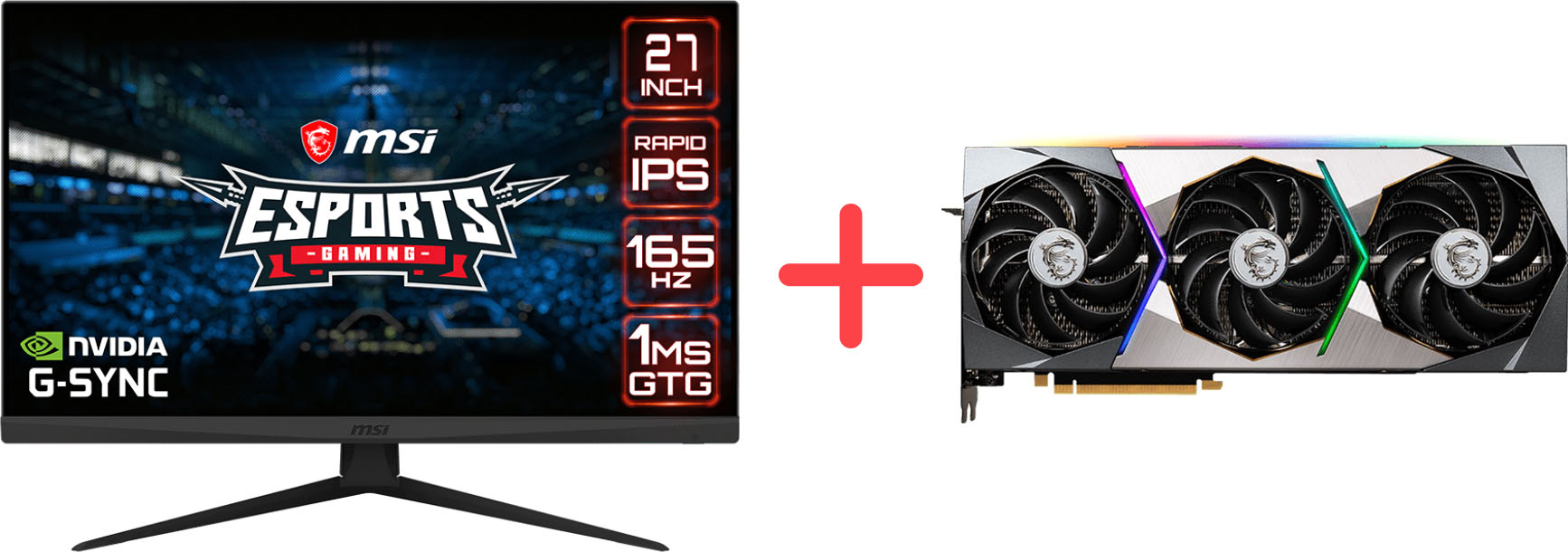 

Монитор 27" MSI Optix G273QF + MSI GeForce RTX 3070 Suprim X 8G