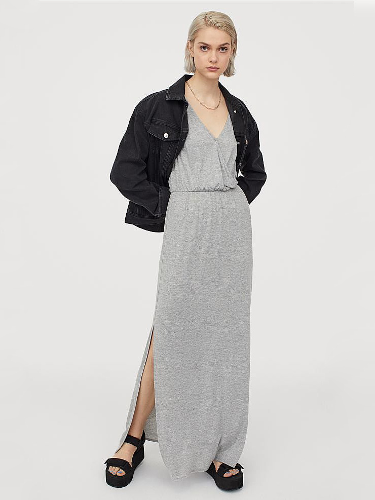 

Платье H&M 060731996  Серое, Платье H&M 060731996 S Серое