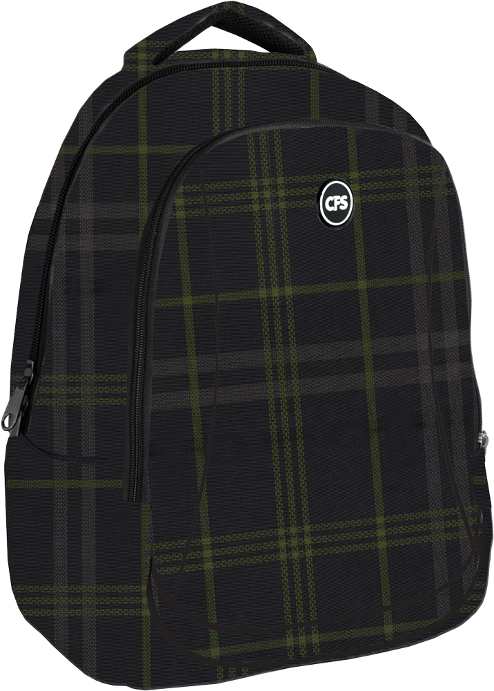

Рюкзак молодежный Cool For School 18” 831 USB мужской 0.7 кг 26-35 л Клетка (CF86588-13)