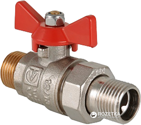 

Кран шаровой VALTEC с полусгоном нар-нар 1/2" (VT.226.N.04)