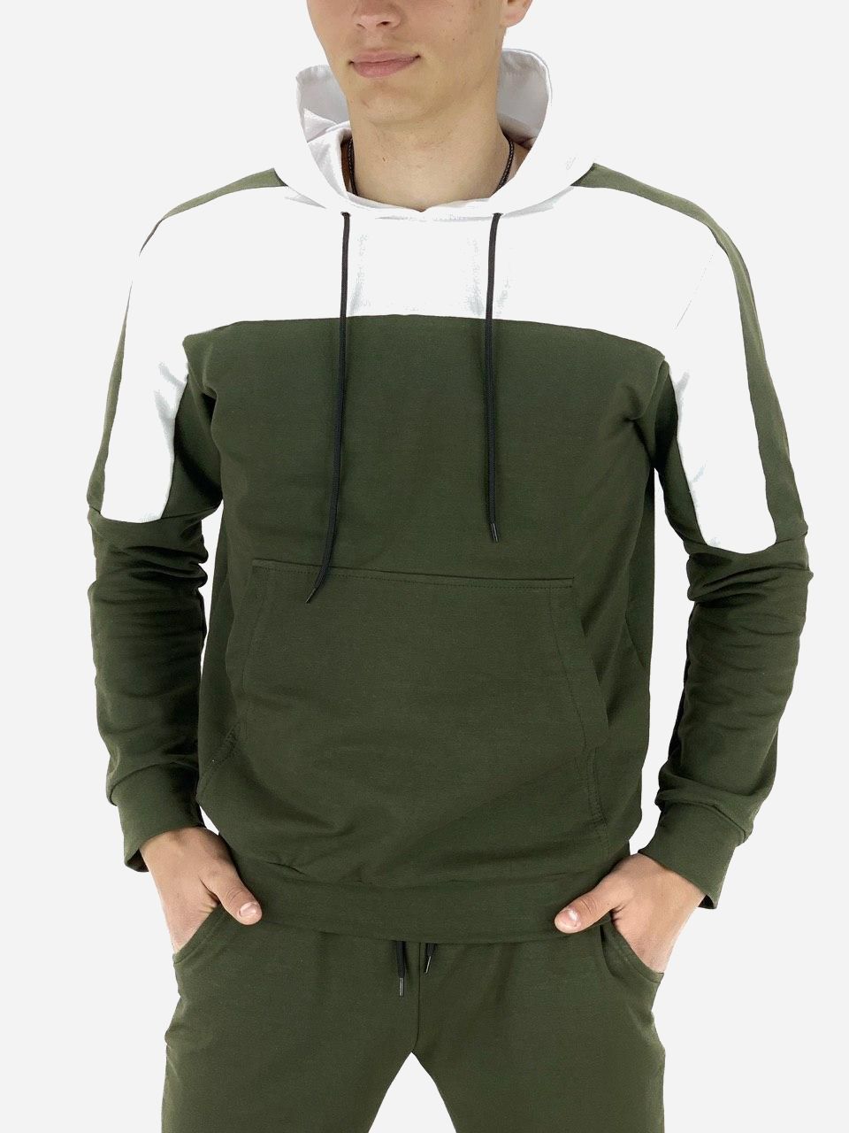 

Худи IBR Spirited 1590229578 2XL Хаки с белым