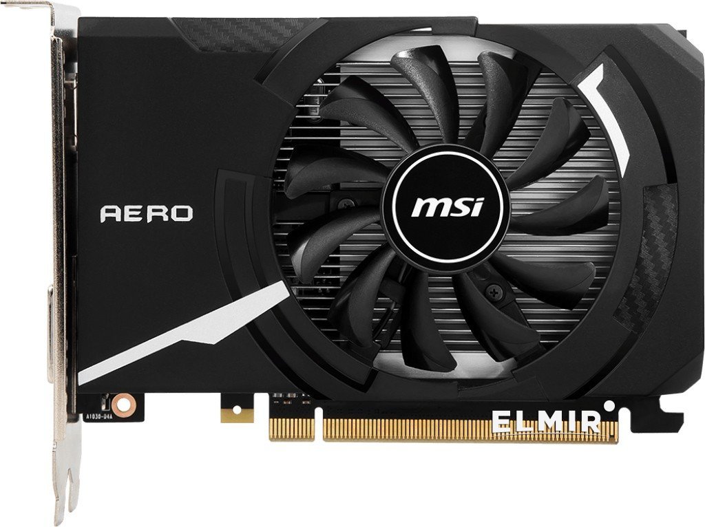 

Видеокарта Msi PCI-E GeForce GT1030 2GB DDR4 (GT 1030 AERO ITX 2GD4 OC)