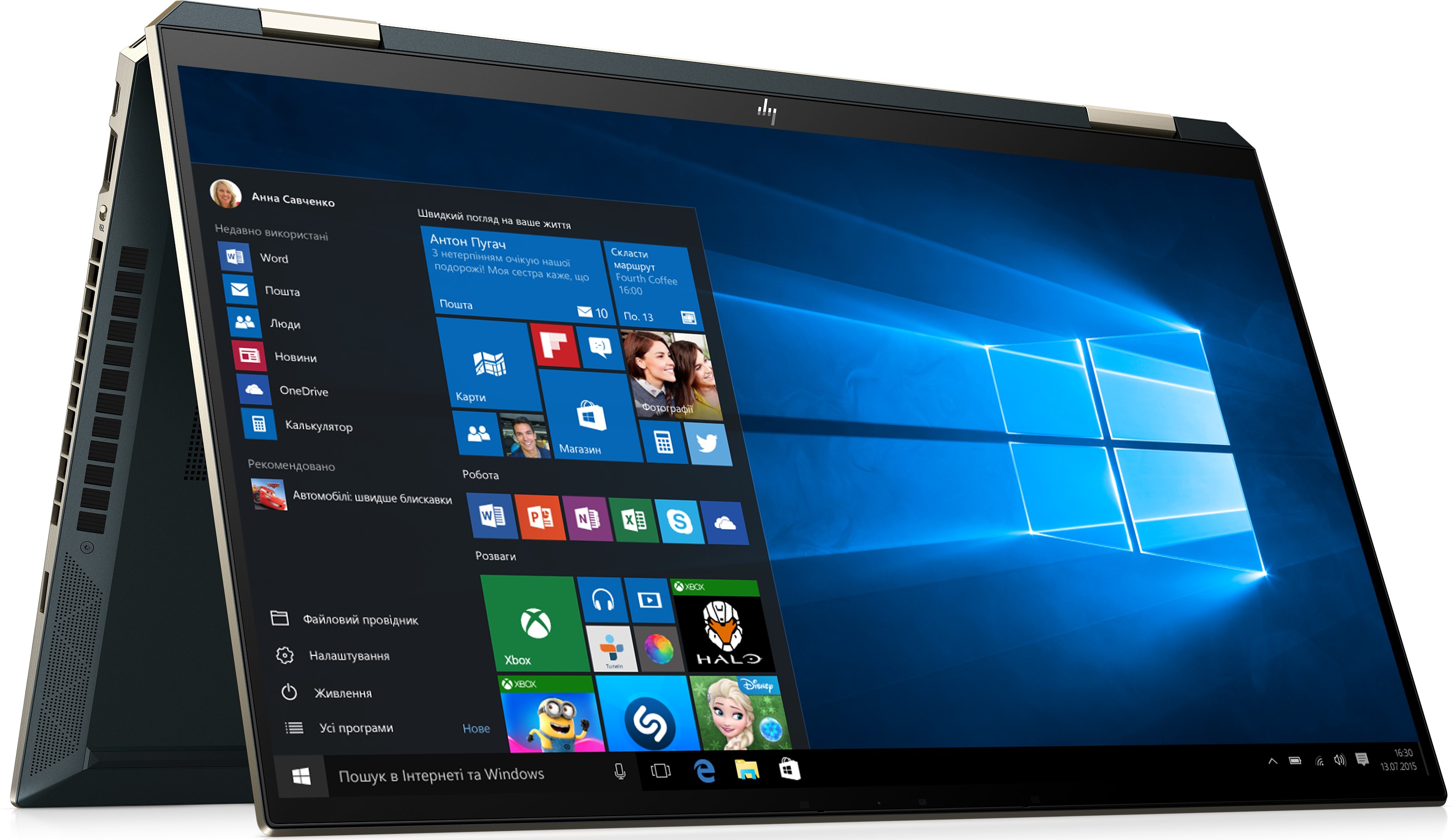 

Ноутбук HP Spectre x360 Convertible 15-eb1002ur Poseidon Blue