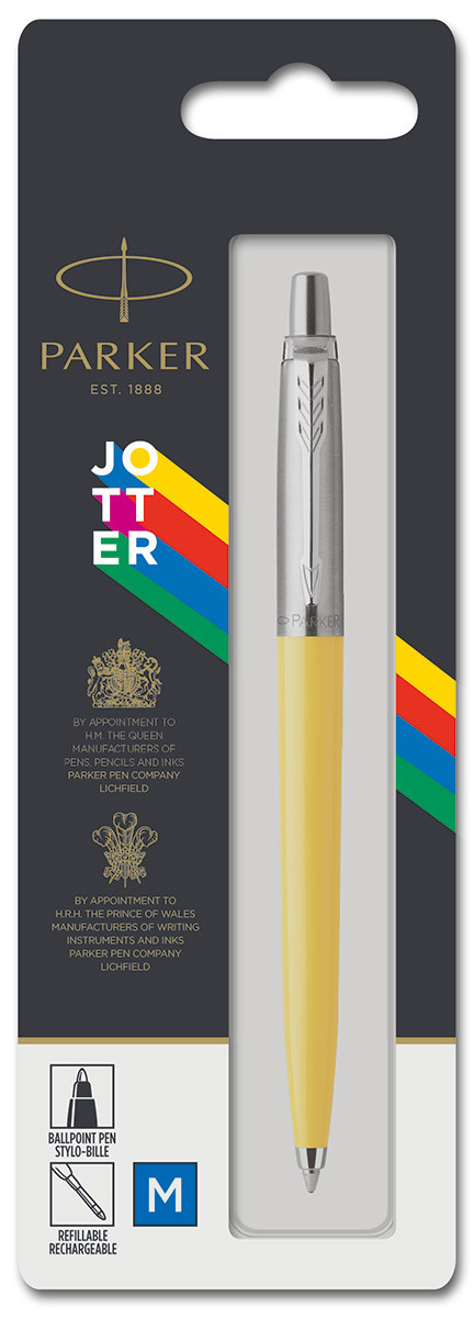 

Ручка шариковая Parker JOTTER 17 Plastic Yellow CT BP Паркер блистер 15 336