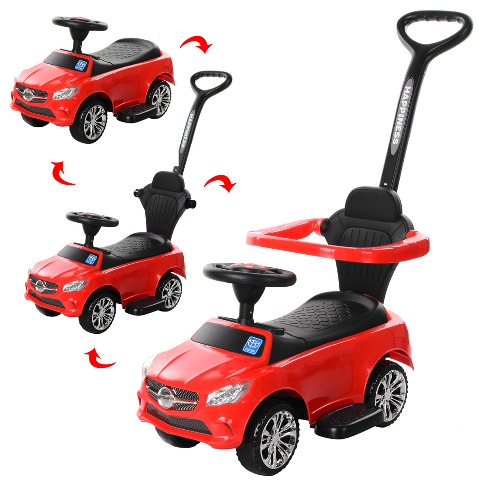 

Каталка-толокар Bambi M 3503C-3 ручка, червоний, музика, світло