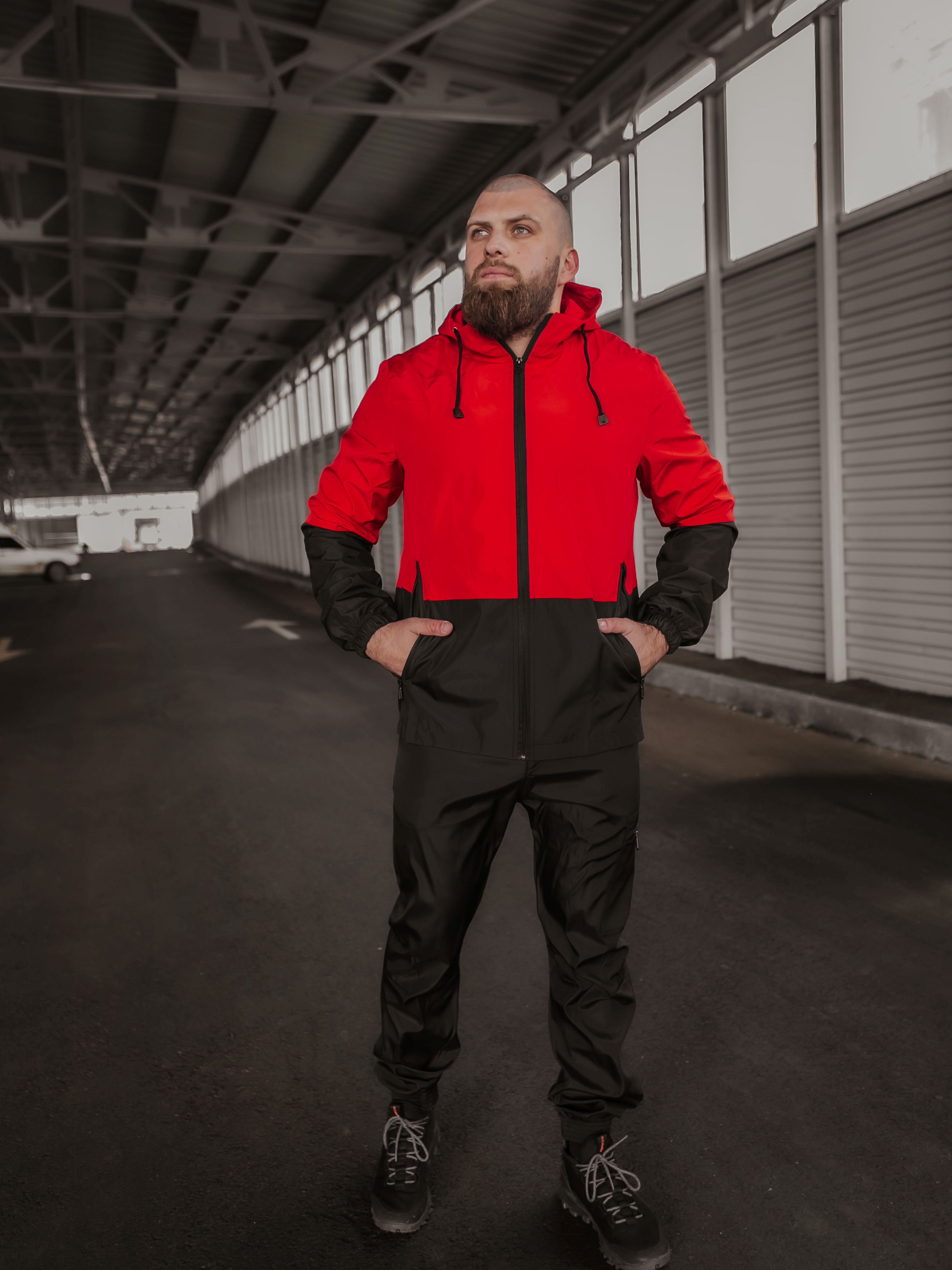 

Спортивный костюм IBR Softshell light 1588782221 2XL Красный с черным