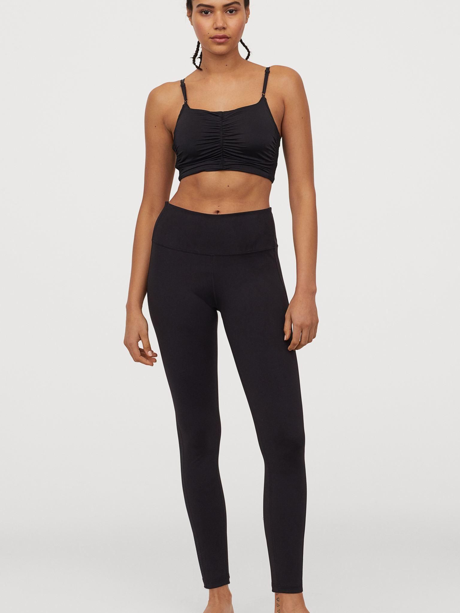 

Спортивные леггинсы H&M 7306831-AAAD M Черные