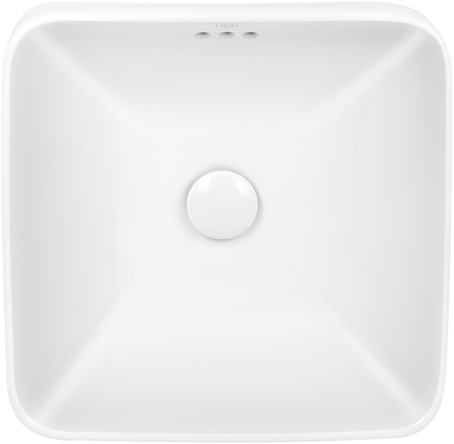 

Раковина QTAP Jay QT0711K424W с донным клапаном