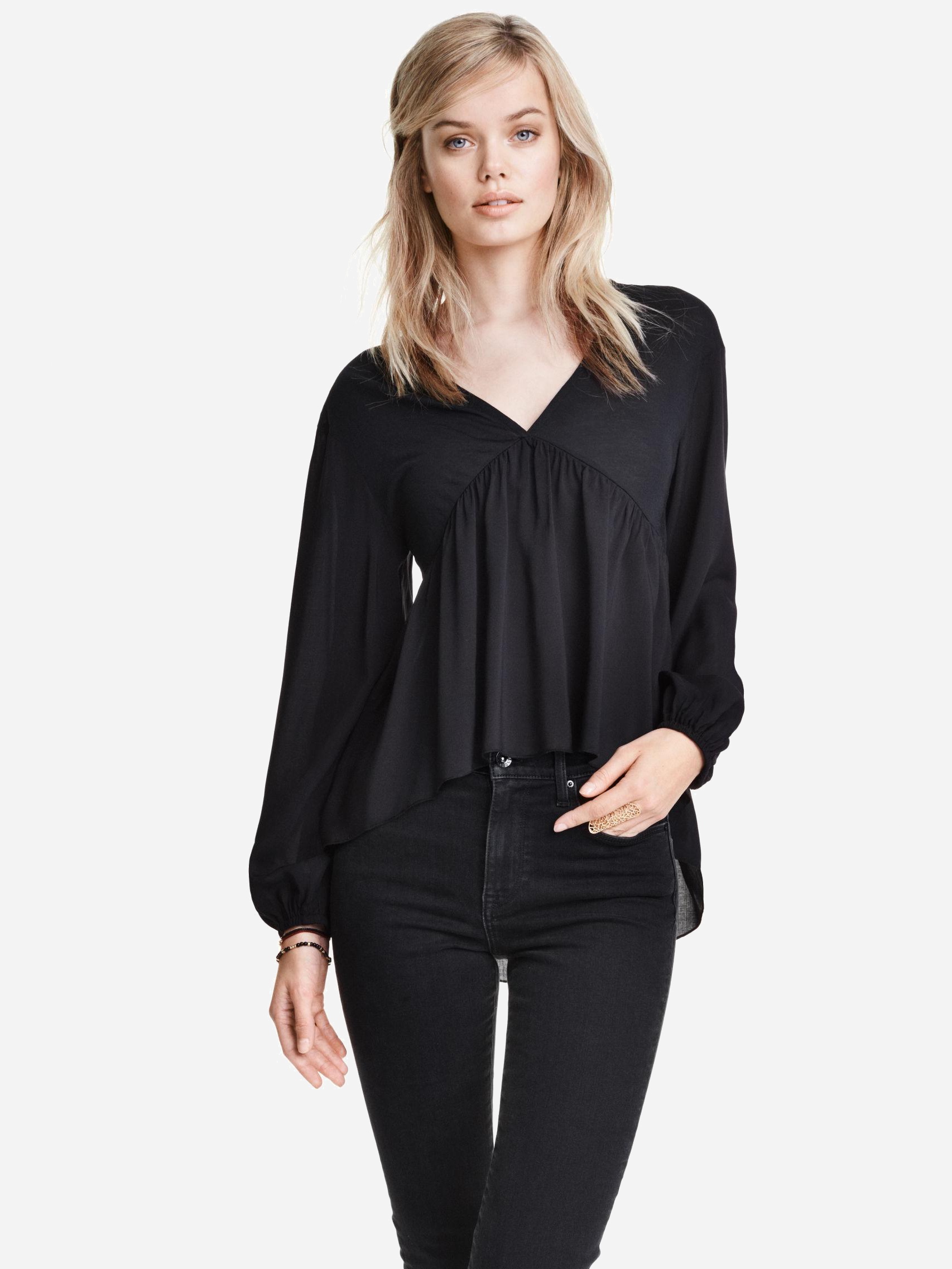 

Блузка H&M 3596173-z S Черная