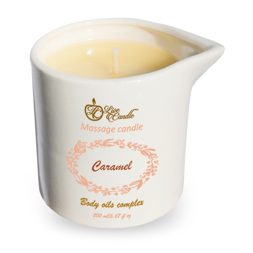 

Массажная свеча Live Candle Карамель Люкс 200 мл