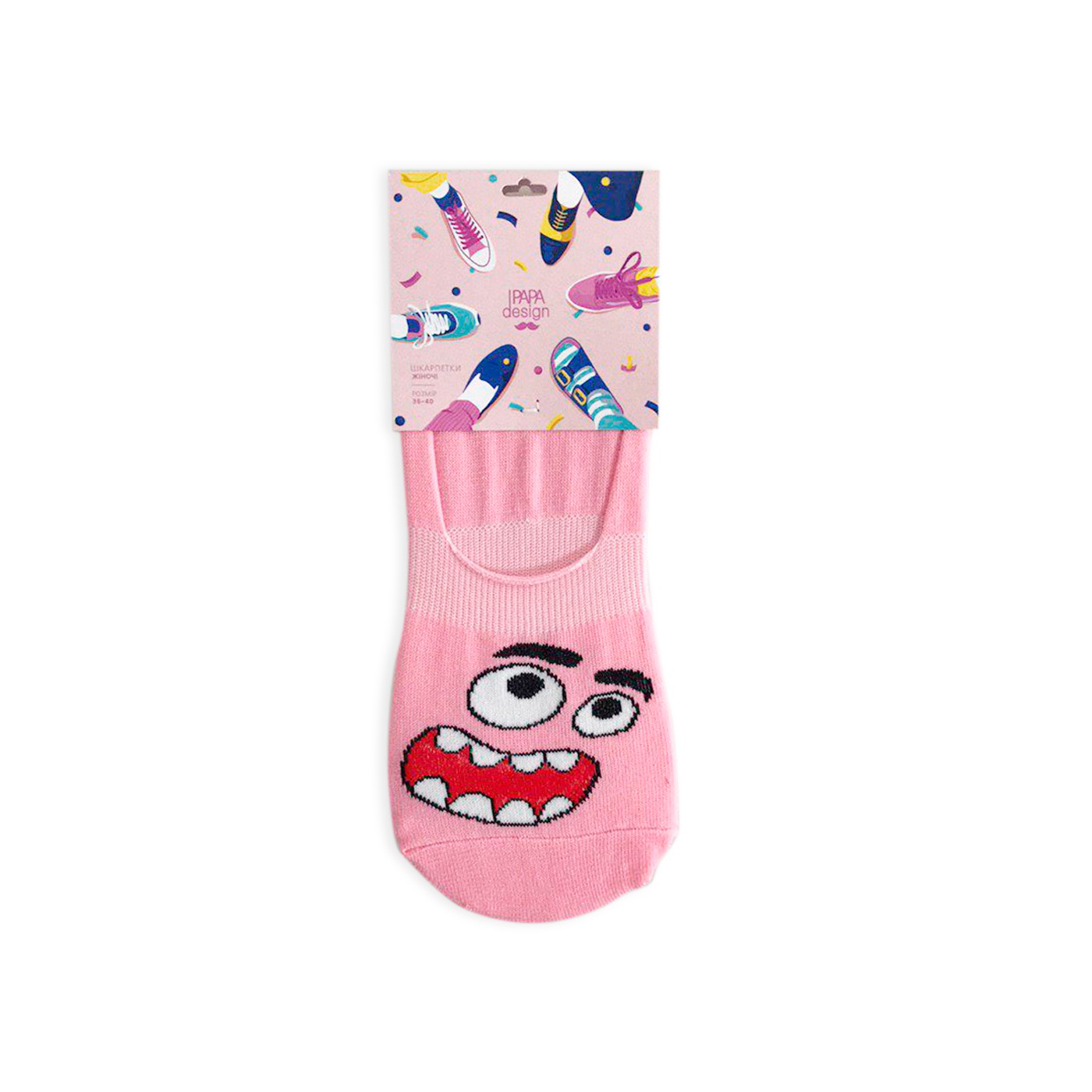 

Следки PAPAdesign Монстр Розовый 36-40 р розовый