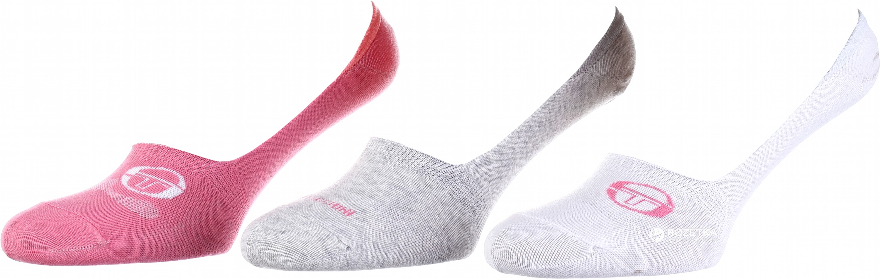 

Набор следов Sergio Tacchini 13892259-1 3 пары - Белый/Розовый/Серый, Набор следов Sergio Tacchini 13892259-1 3 пары 36-41 Белый/Розовый/Серый