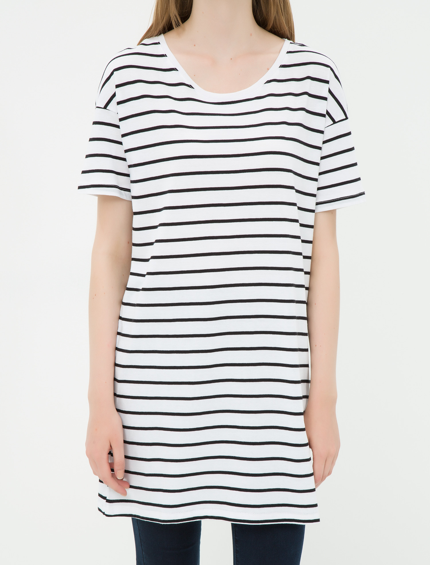

Туника Koton 7KAL11048OK XS Black Stripe