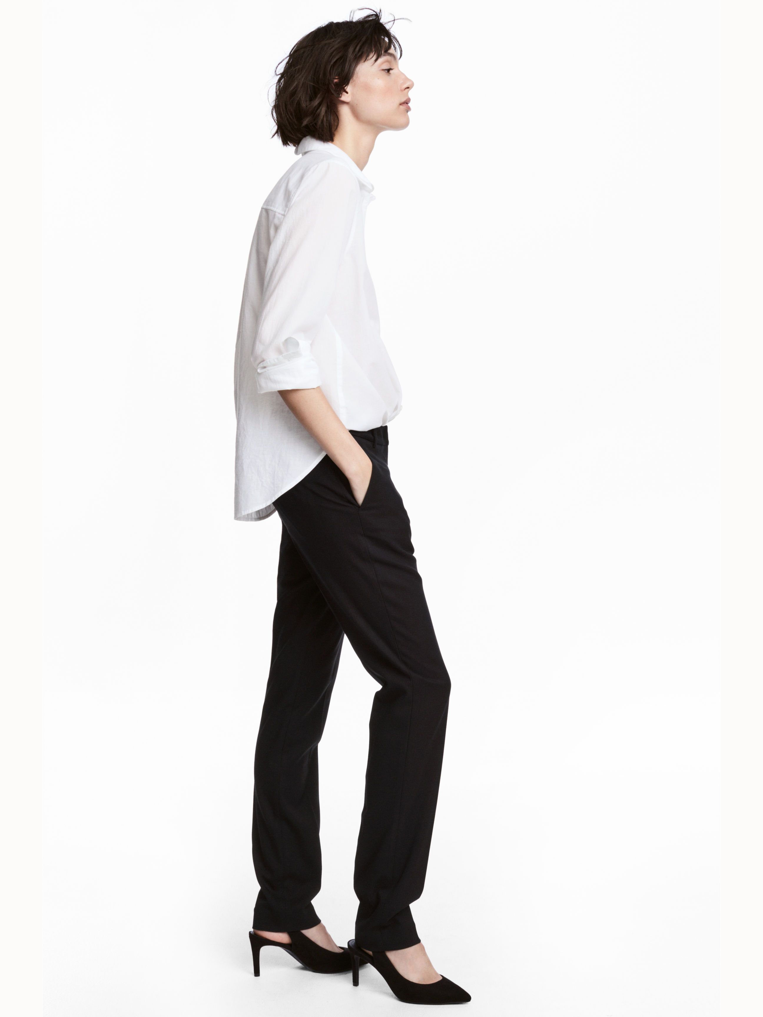 

Брюки H&M 3500826-AAAD 38 Черные