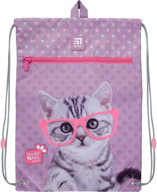 

Сумка для обуви с карманом Kite Education Studio Pets 46x33 см (SP21-601M-1)