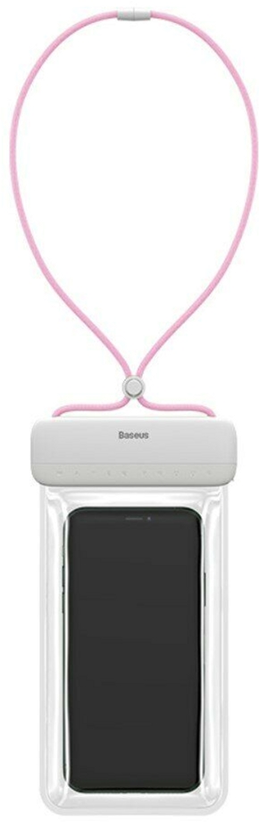 

Чехол Baseus Let's go Slip Cover Waterproof Bag универсальный White/Pink (ACFSD-D24)
