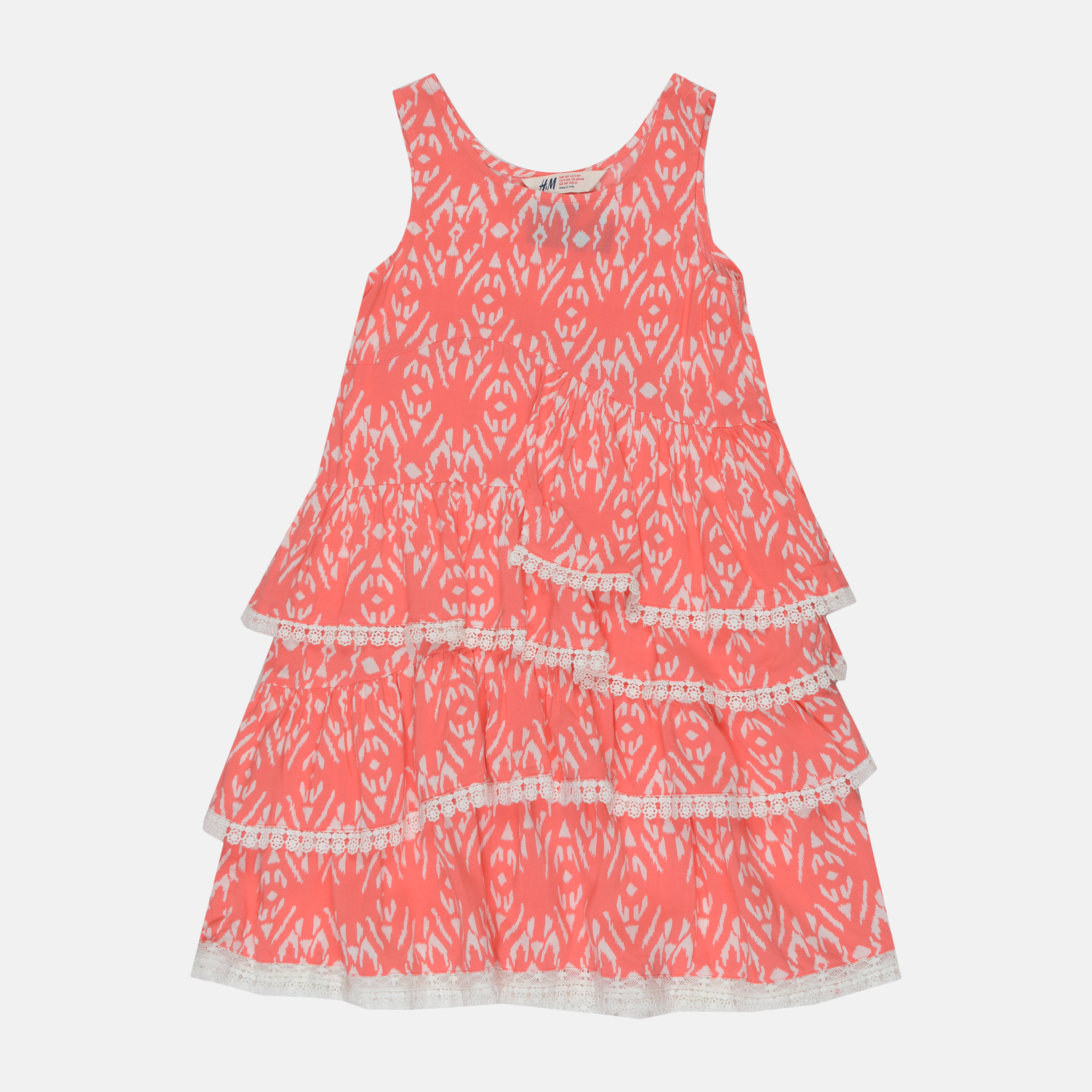 

Сарафан H&M 2602-554124 140 см Коралловый с белым