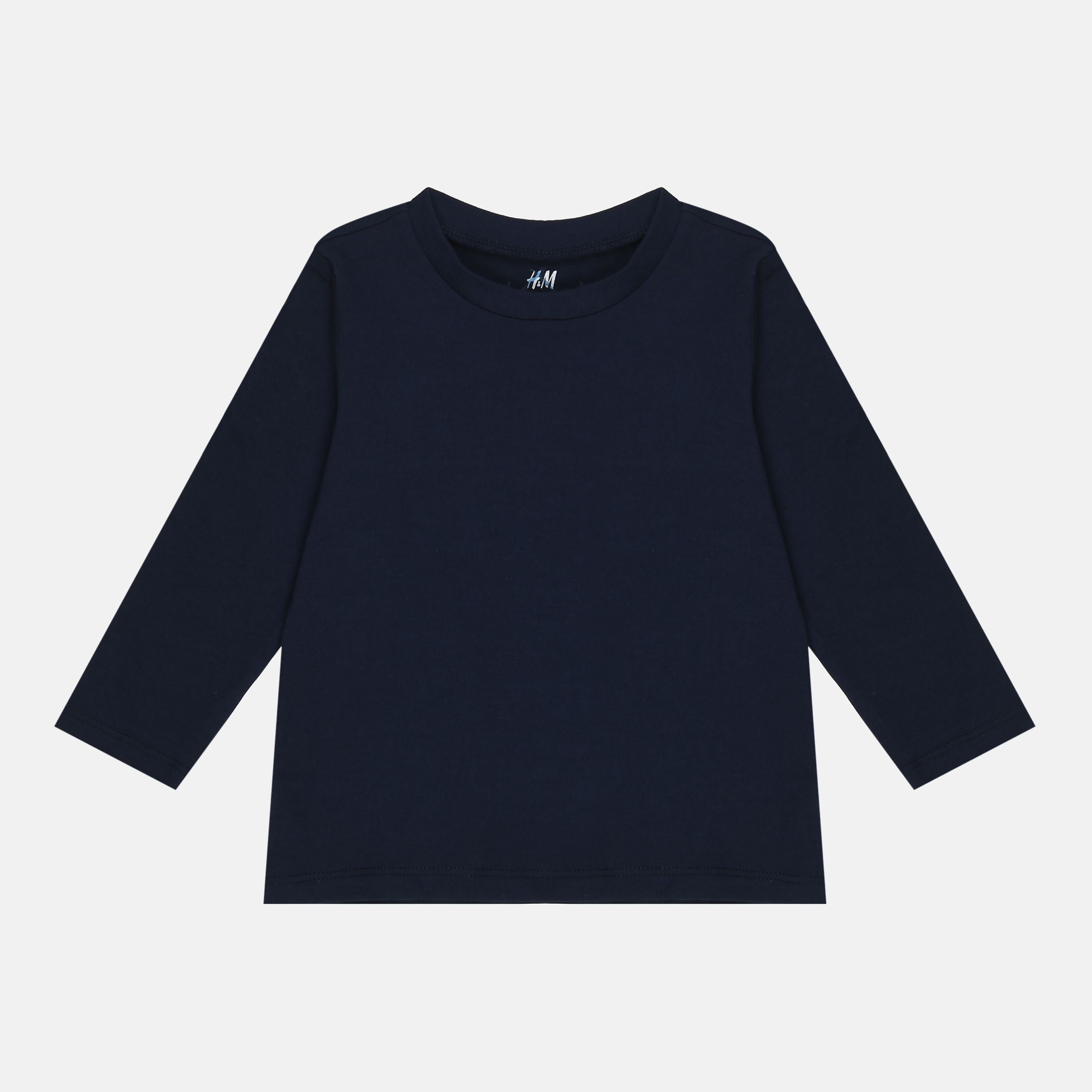 

Футболка с длинными рукавами H&M 1803-63589522 86 см Темно-синяя