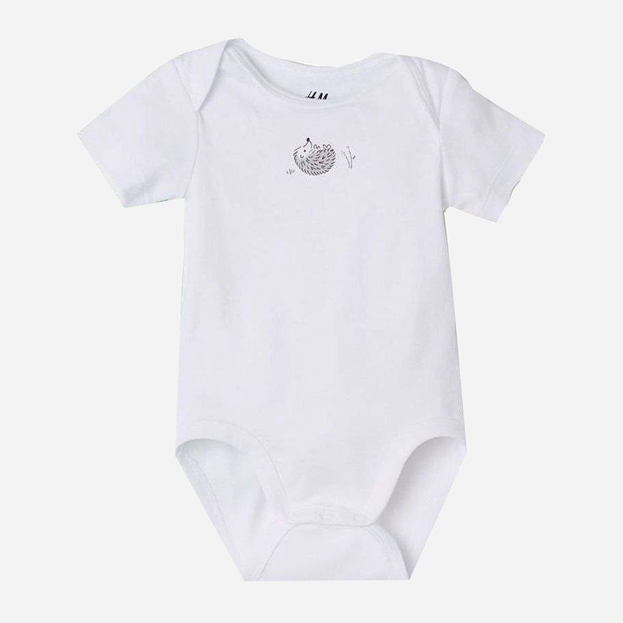 

Боди-футболка H&M HOM92519 56 см Белый/Комбинированный