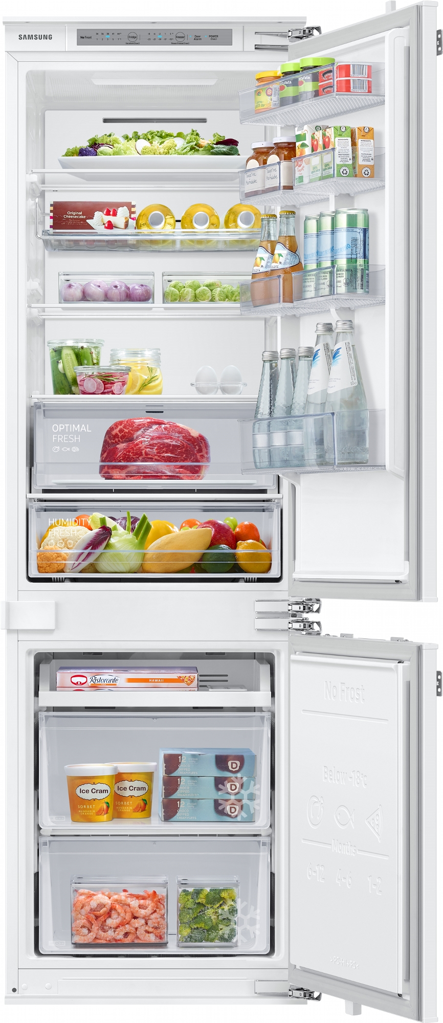 Акція на Встраиваемый холодильник SAMSUNG BRB266150WW/UA від Rozetka UA