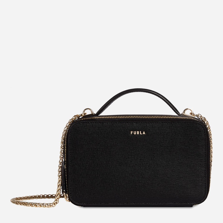 

Женская кожаная сумка Furla Babylon Mini Crossbody - Saffiano Черная