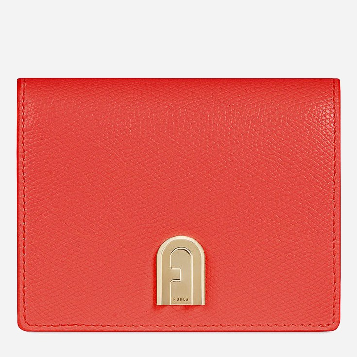 

Женский кожаный кошелек Furla 1927 S Compact Wallet - Ares Красный