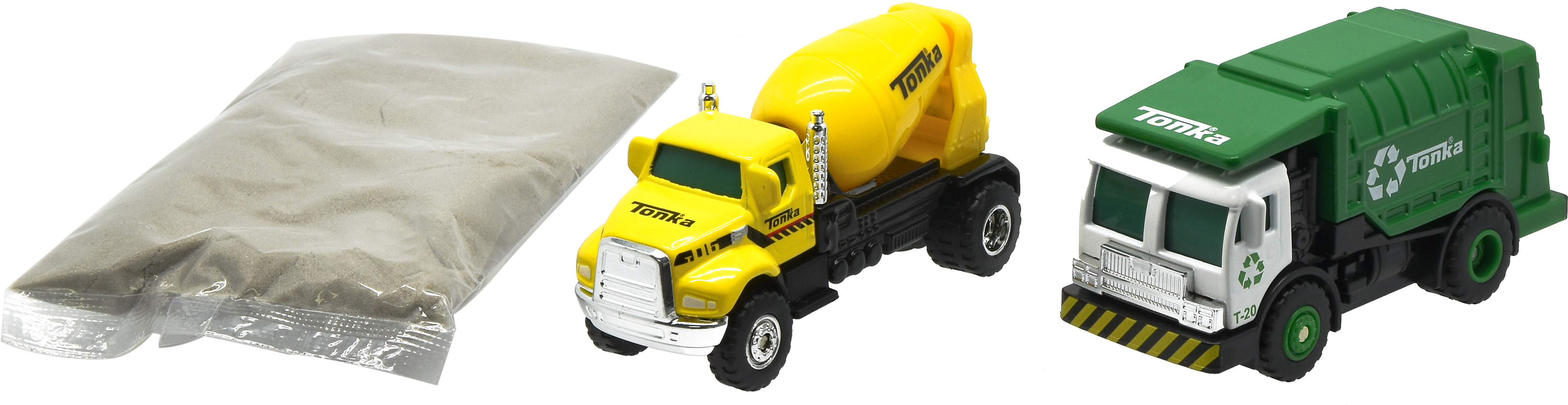 

Игровой набор Tonka Бетономешалка и мусоровоз с песком (TOYS06024)