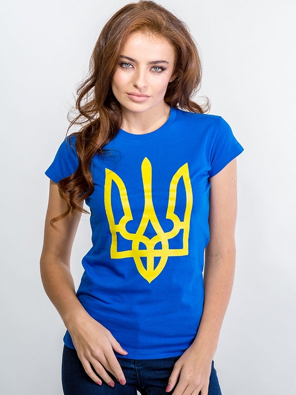 

Футболка патріотична Етно-Сіті Тризуб M Синя (590/M)