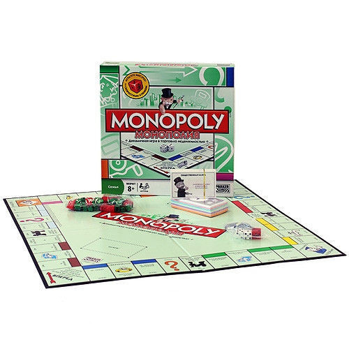 

Настольная игра монополия 6123 с метал. фигурками