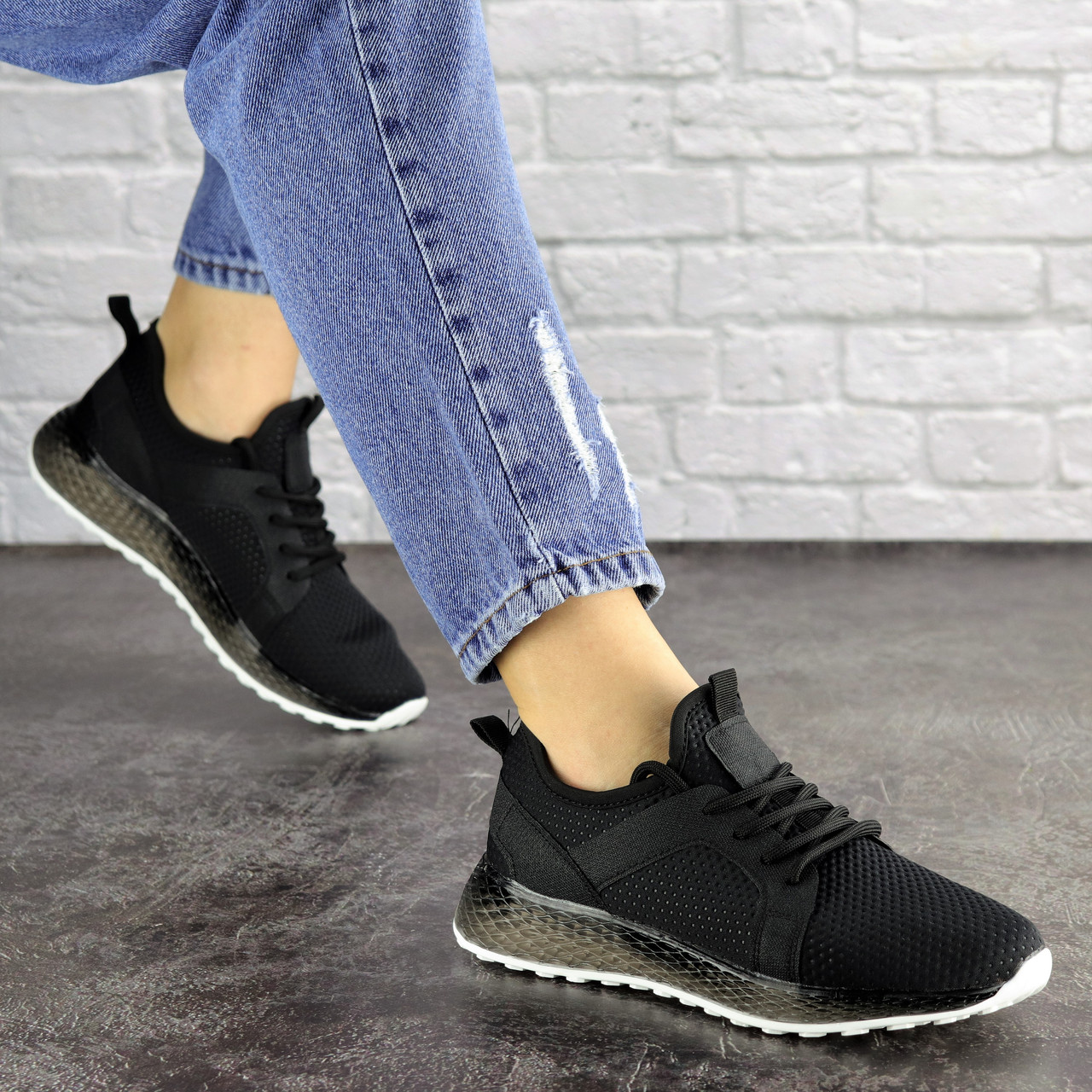

Женские кроссовки Fashion Meeko 1670 39 размер 25 см Черный