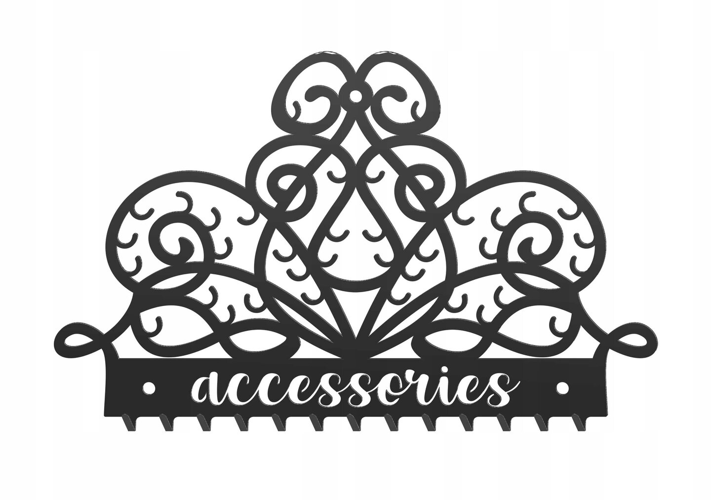 

Металлическая бижутерница R.M.P. ACCESSORIES 26 х 40 х 2 см (B06/40/C)