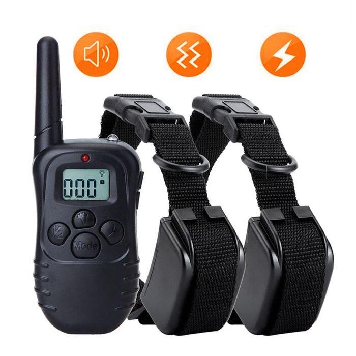 

Электроошейник для собак с 2-мя ошейниками Petainer PET998DB-2, аккумуляторные, для дрессировки 2-х собак