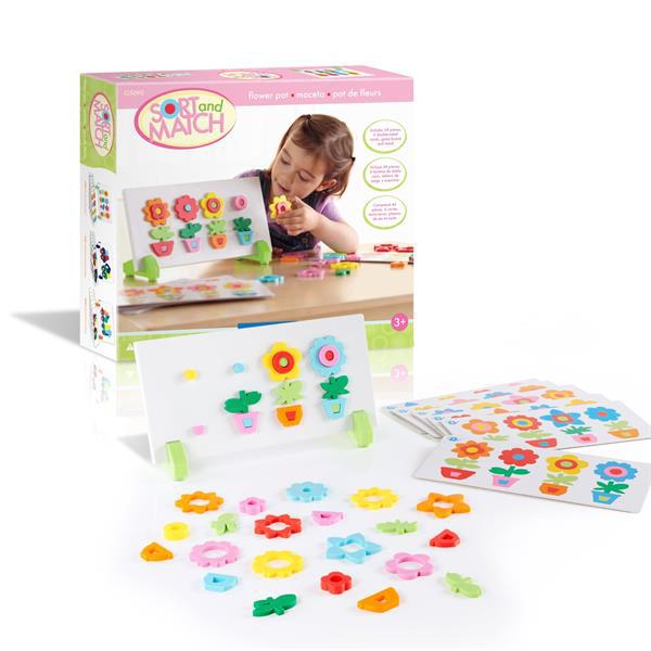 

Детская магнитная игра развивающая с карточками Guidecraft Manipulatives Цветы