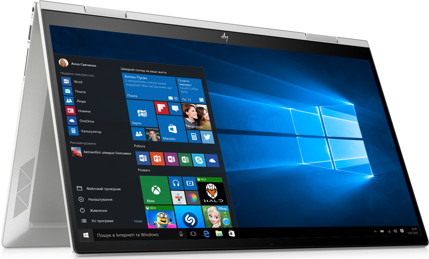

Ноутбук HP Envy x360 Convertible 15-ed1005ur (2H5Y5EA) Natural Silver