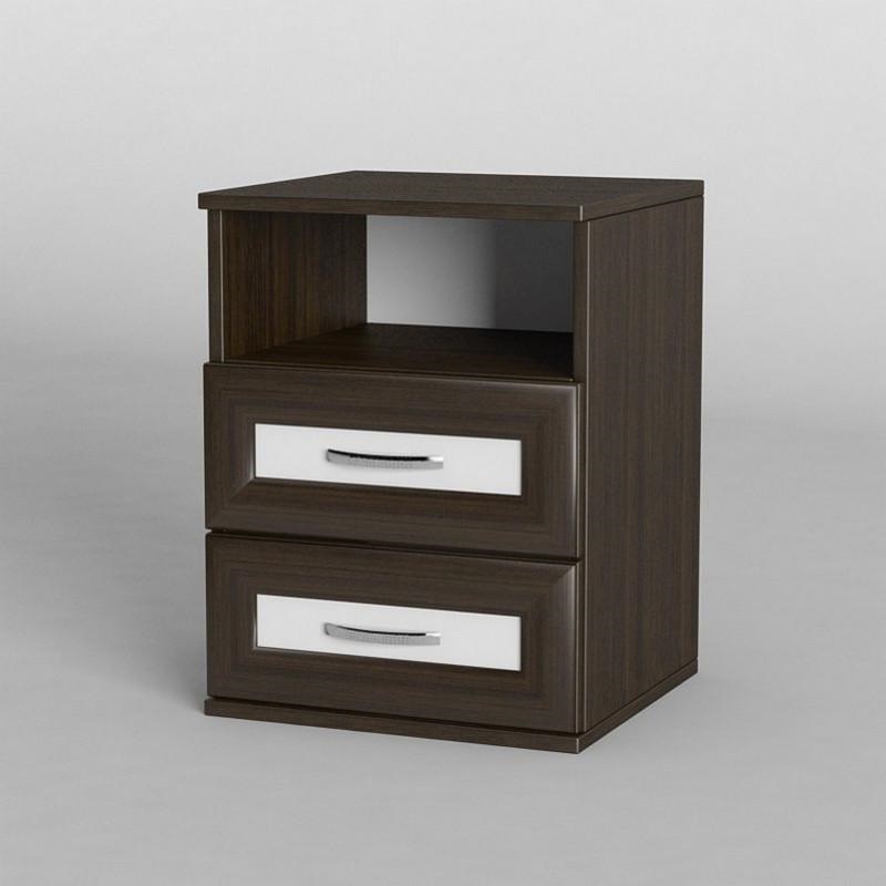 

Тумба прикроватная Тиса ТП-107 АКМ Венге Магия + Белый