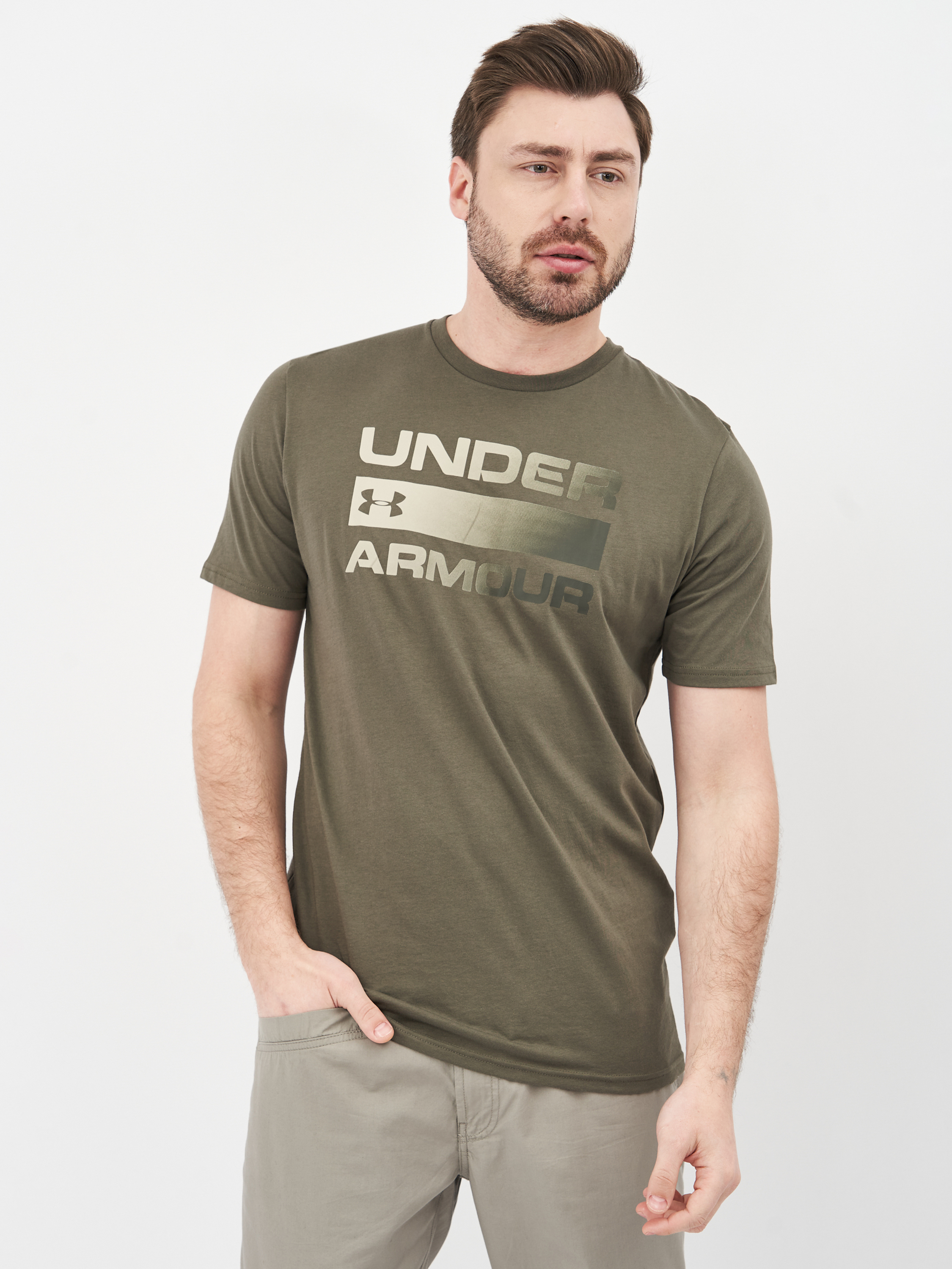 

Футболка Under Armour Ua Team Issue Wordmark Ss-Grn 1329582-369 S Зеленая