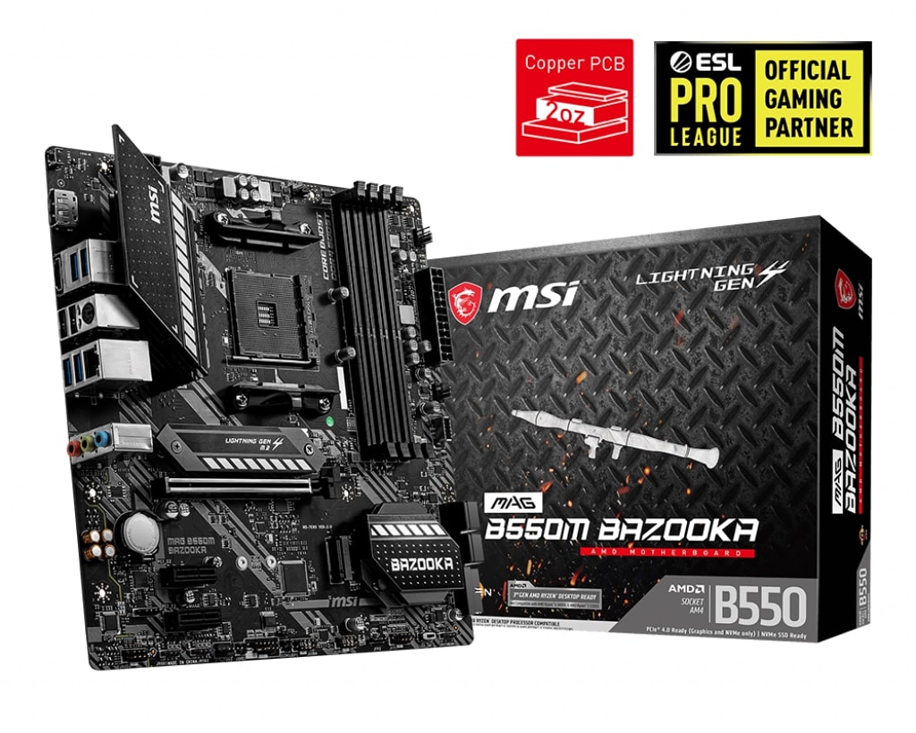 

Материнская плата MSI MAG B550M Bazooka Socket AM4