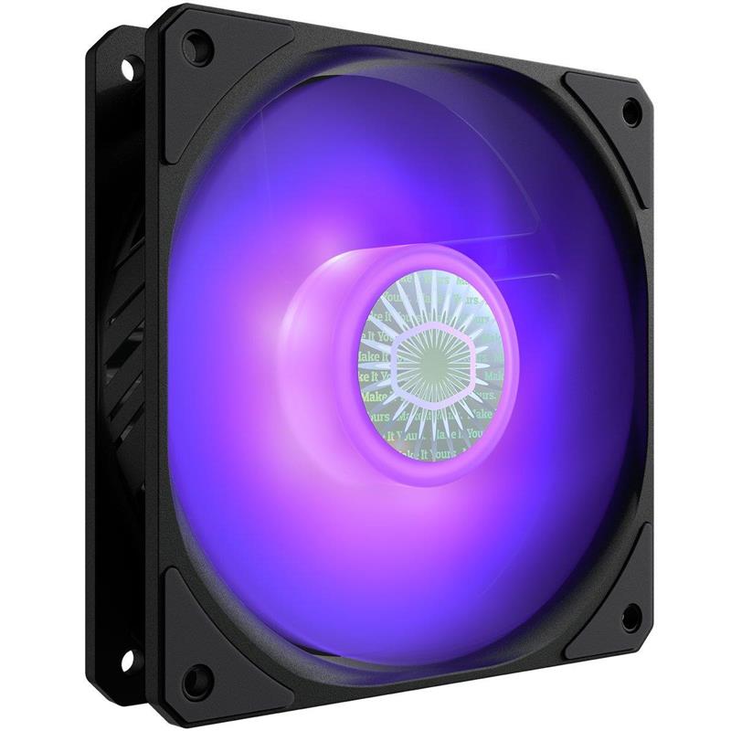 

Вентилятор Cooler Master SickleFlow 120 RGB Sync (MFX-B2DN-18NPC-R1), 120х120х25 мм, 4pin, черный