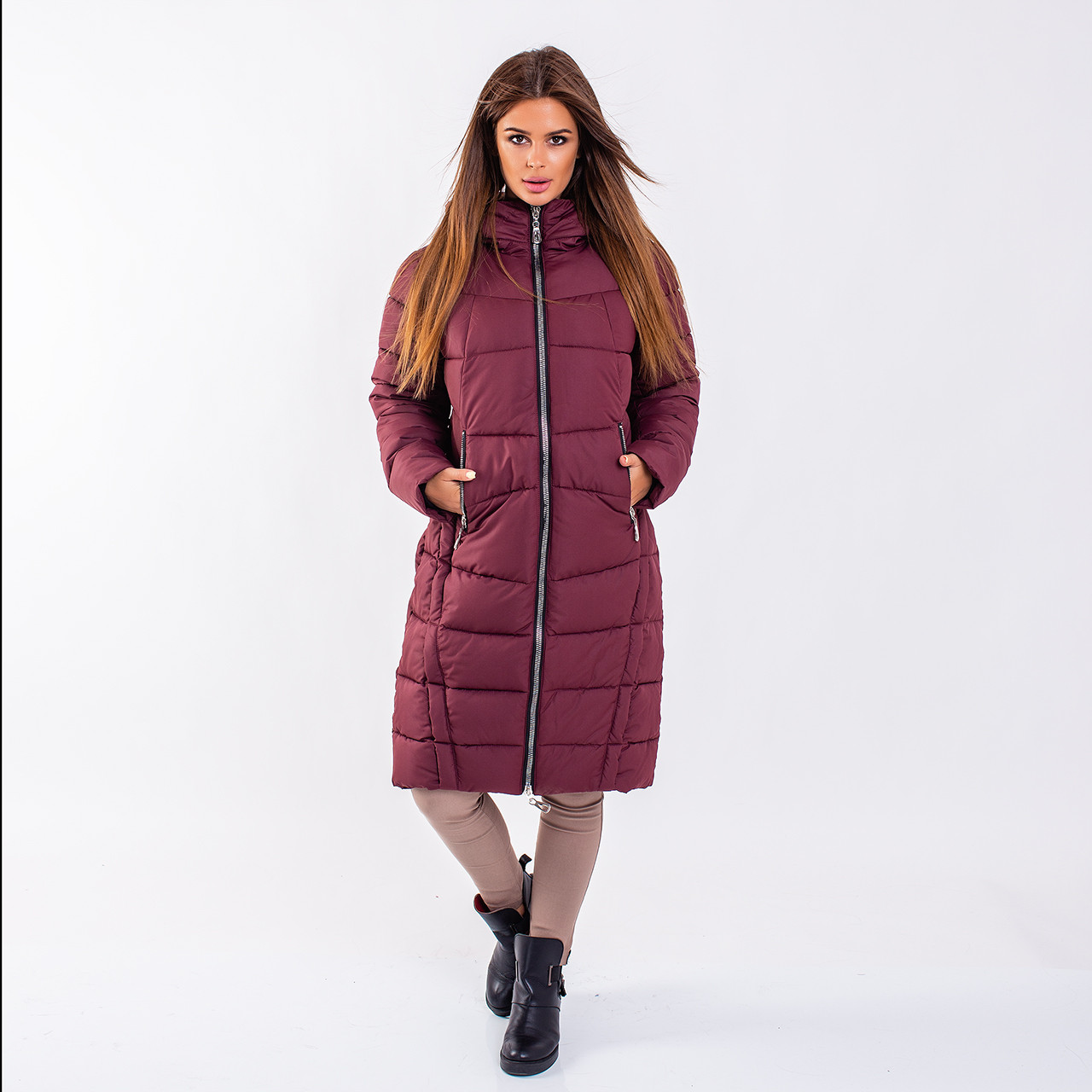 

Женское пальто N 041T PLUM, Женское пальто N 041T PLUM M