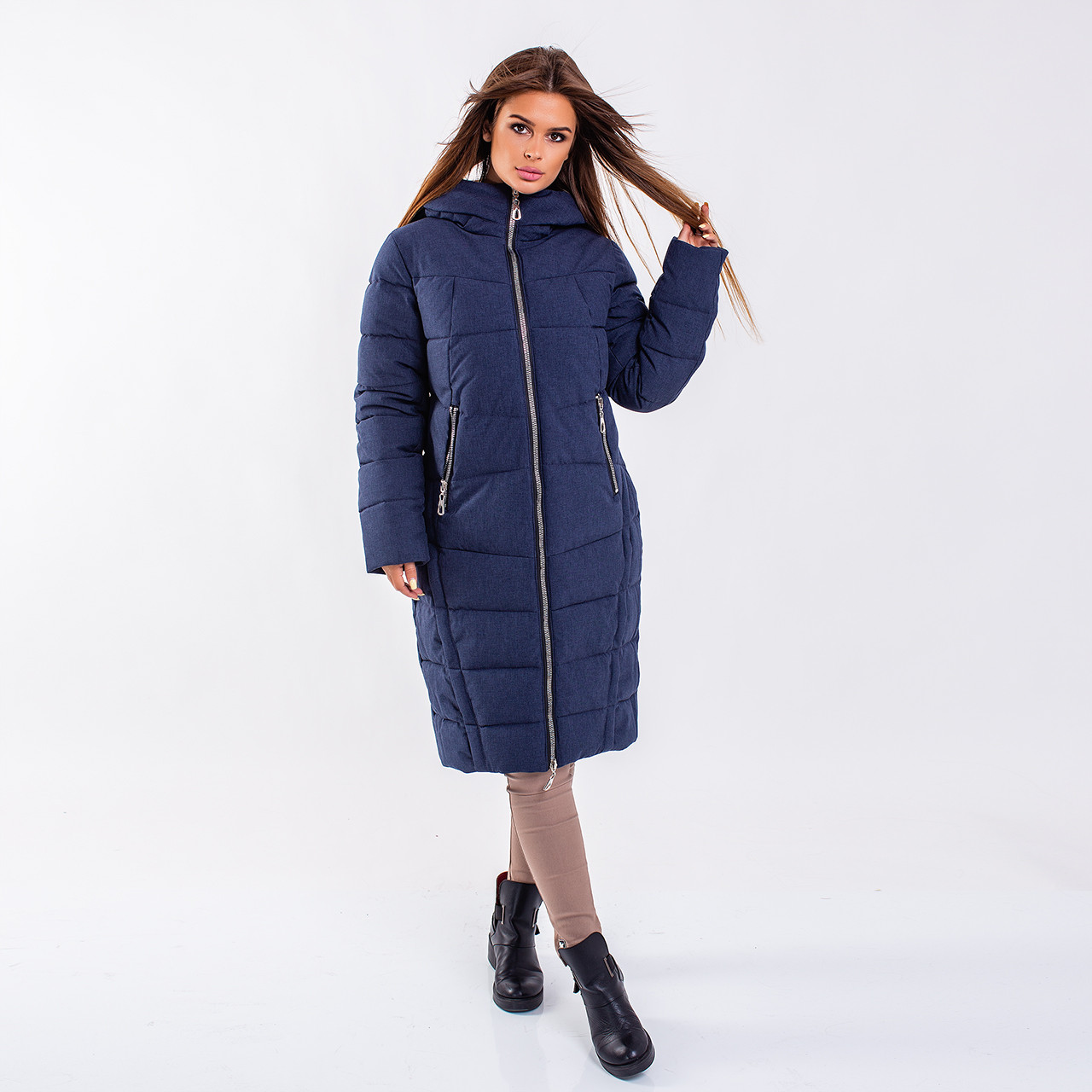 

Женское пальто N 041T MEMORY FROG NAVY, Женское пальто N 041T MEMORY FROG NAVY S
