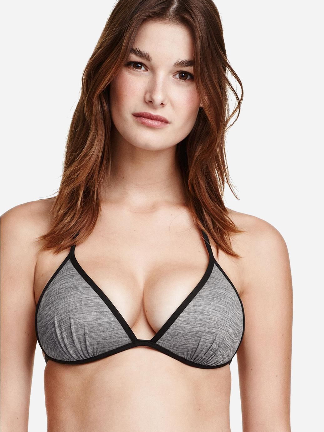 

Верхняя часть купальника H&M 256511a64 42 Серая
