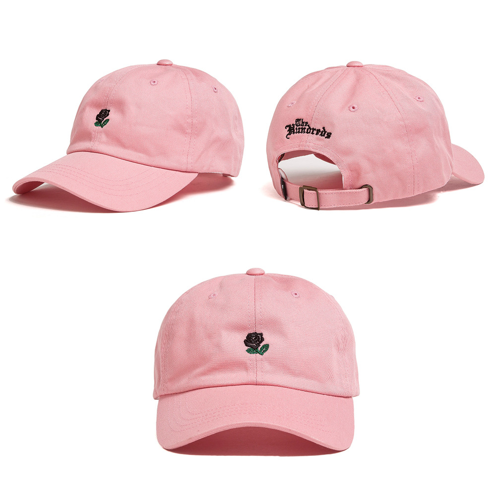 

Кепка Бейсболка Мужская Женская The Hundreds Rose с Розой Розовая