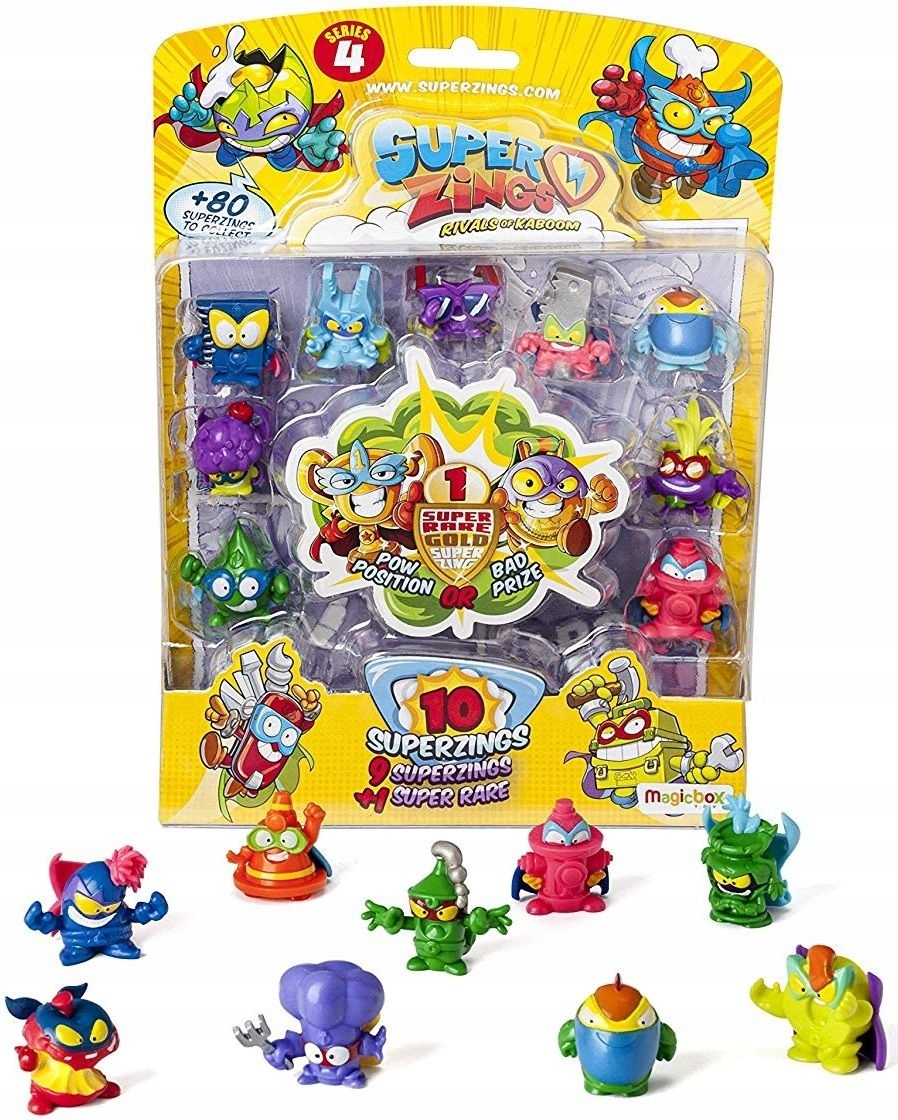 

Набор фигурок Super Zings серия 4, 9 + 1 (PSZ4B016IN00)
