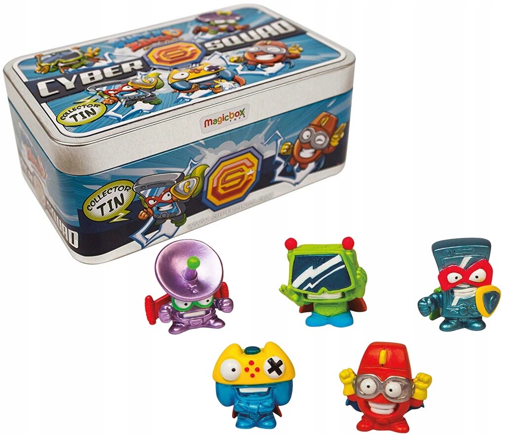 

Набор из 5 фигурок в контейнере SuperZings CyberSquad (61382)