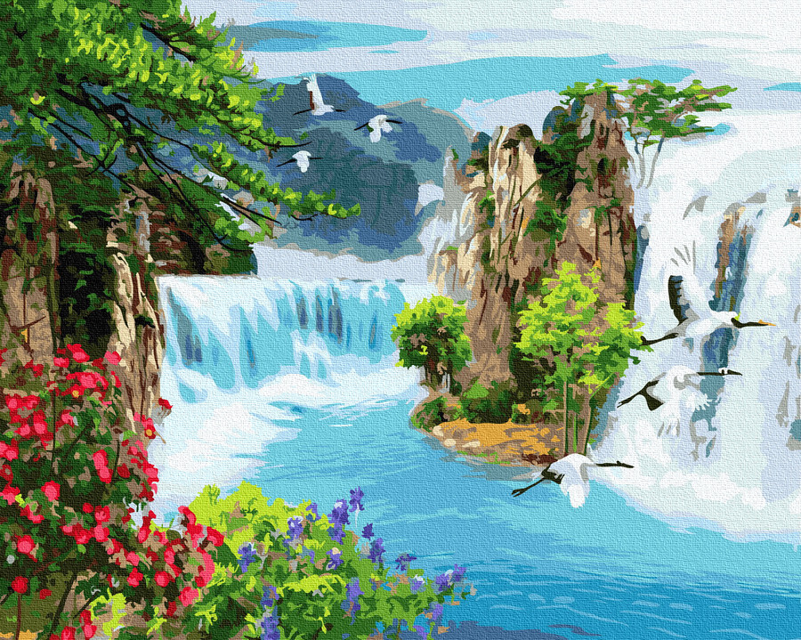 

Картина по номерам BrushMe GX37899 40*50 cм Фантастический водопад