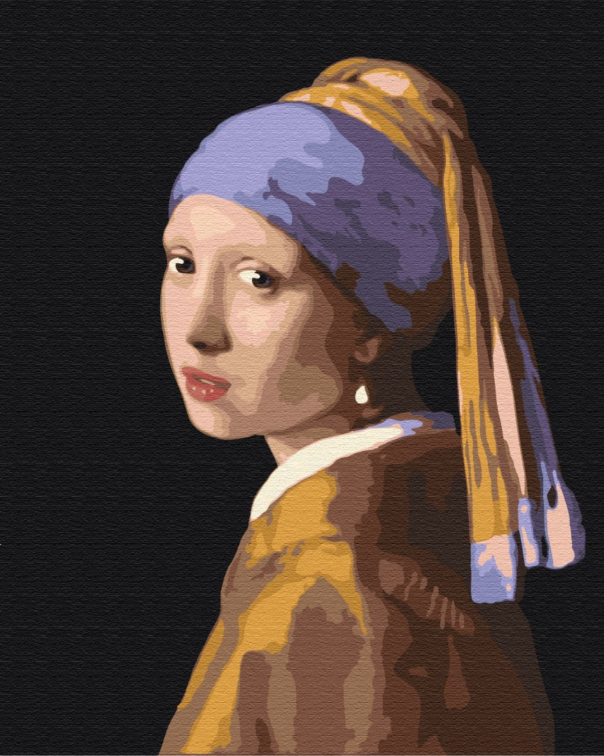 

Картина по номерам BrushMe BS223 40*50 cм Девушка с жемчужной серёжкой. Ян Вермеер